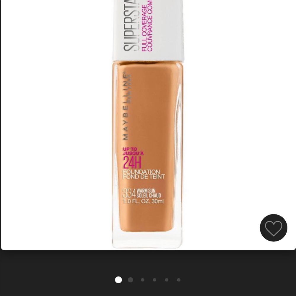 Superstay Foundation. 2 bottles color Warm Sun 334
